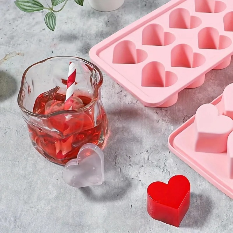 Art Craft Ice Cream - 1pcs Heart-shaped Ice Cube Mold Multifunctional