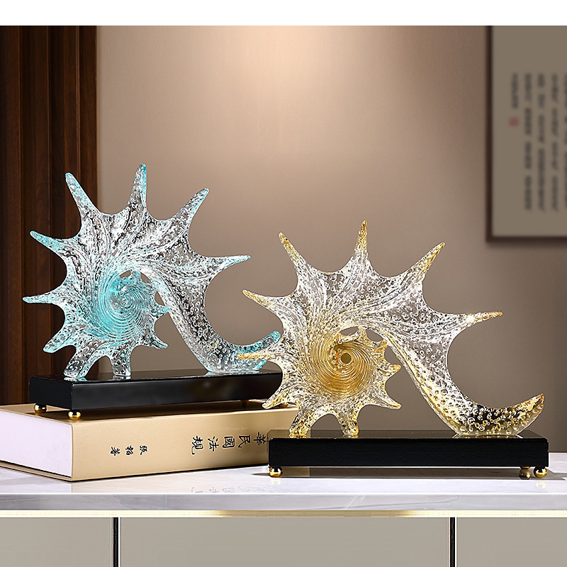Light Art And Craft - Light Luxury Starfish Sculpture Foyer Decoration