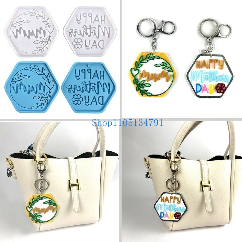 Art Craft Mother'S Day - 98km Mother Day Keychain Silicone Mold