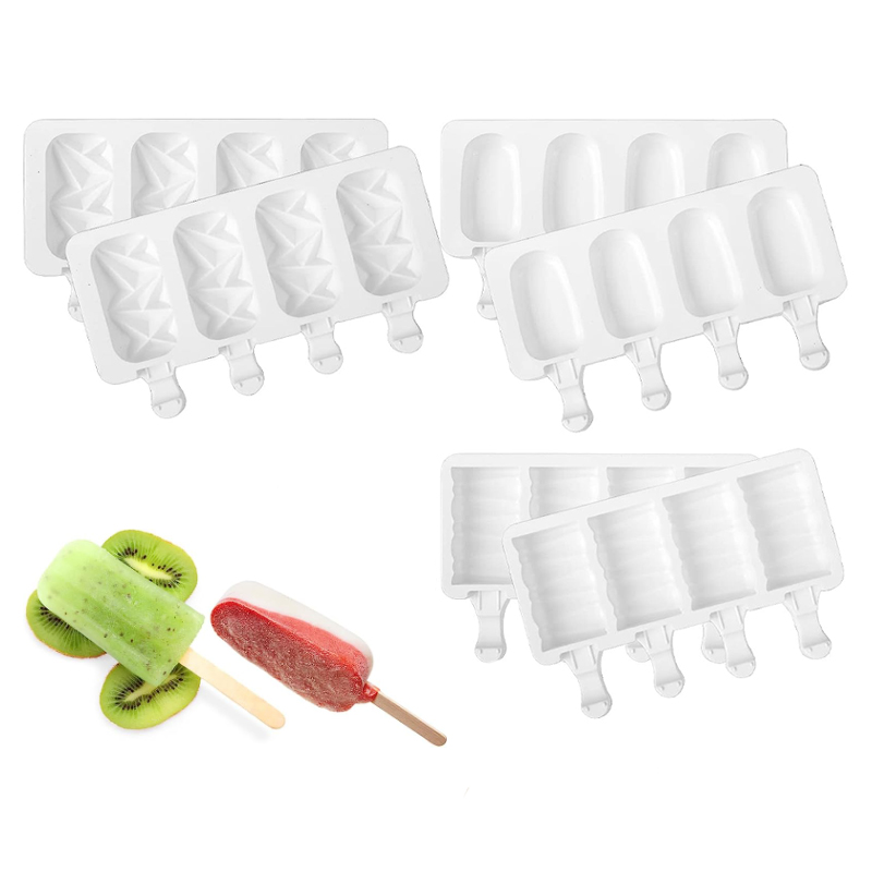 Art Craft Ice Cream - Ice Cream Mold Silicone Popsicle Molds