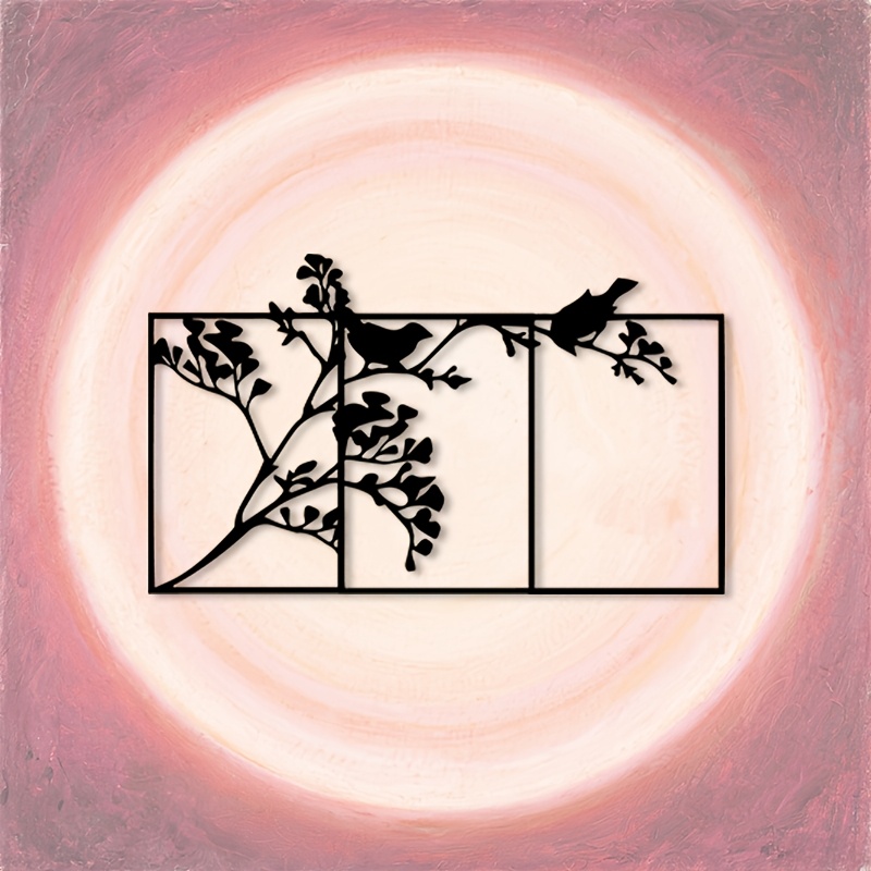 Art Craft Zoo - CIFBUY Metal Wall Art Bird Branch