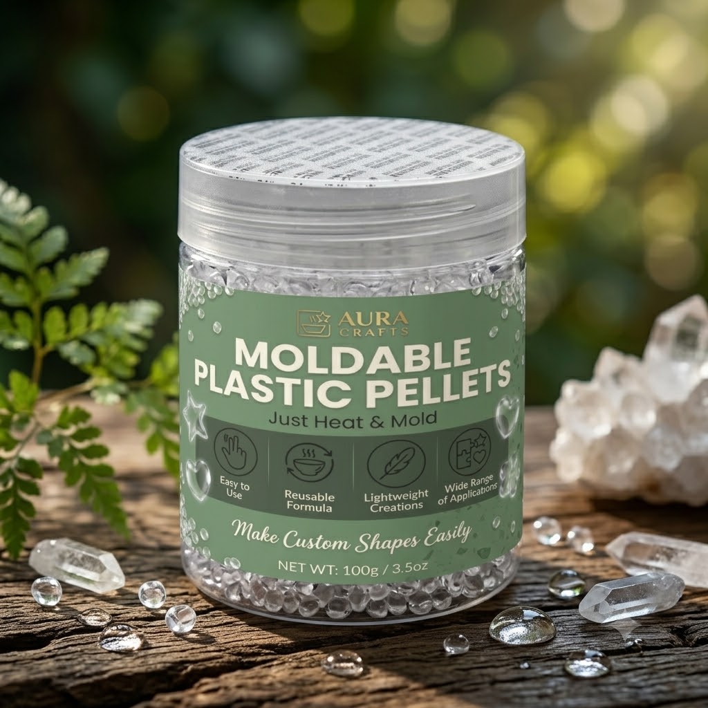 Art Craft Party - Moldable Plastic Pellets Lightweight Crafting Material