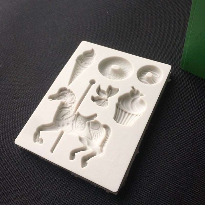 Art Craft Ice Cream - Trojan horse ice cream doughnut silicone