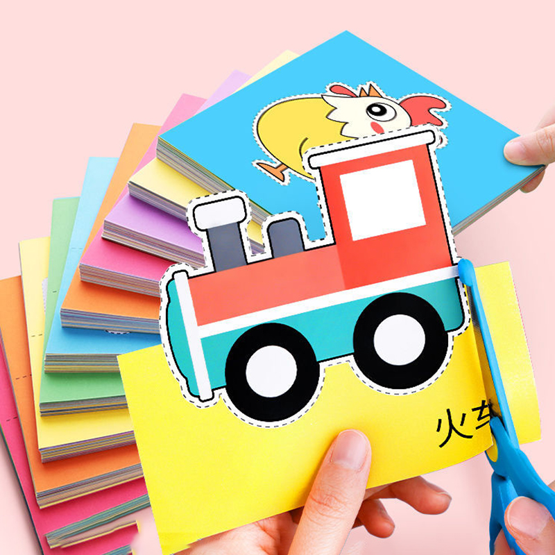 Art Craft Game - 96Pcs Fun Paper Cutting Set, Paper