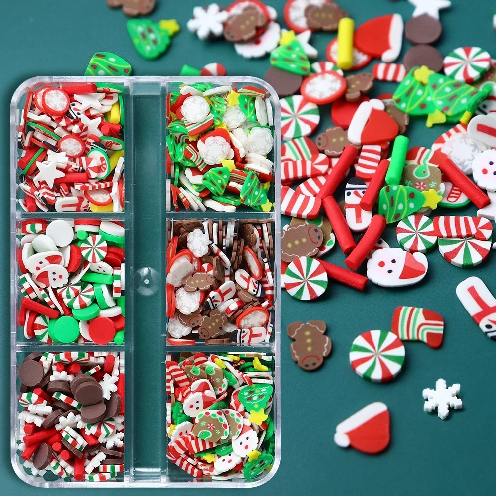 Art Craft Clay - Christmas Polymer Clay Slices Epoxy Resin