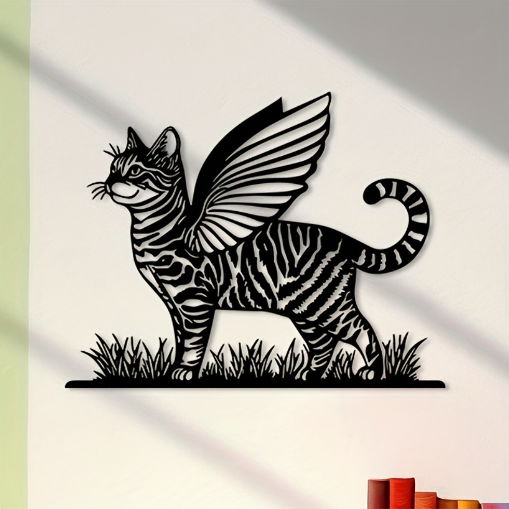 Art Craft Zoo - CIFBUY Metal Wall Art Bengal Cat