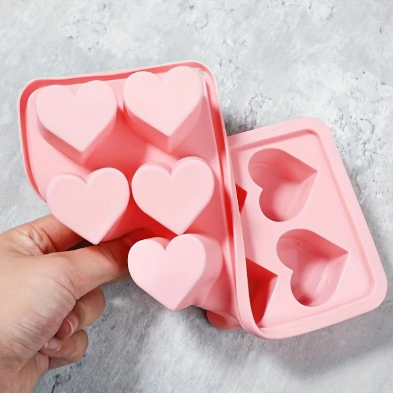 1pcs Heart-shaped Ice Cube Mol - Art Craft Ice Cream 评论和价格