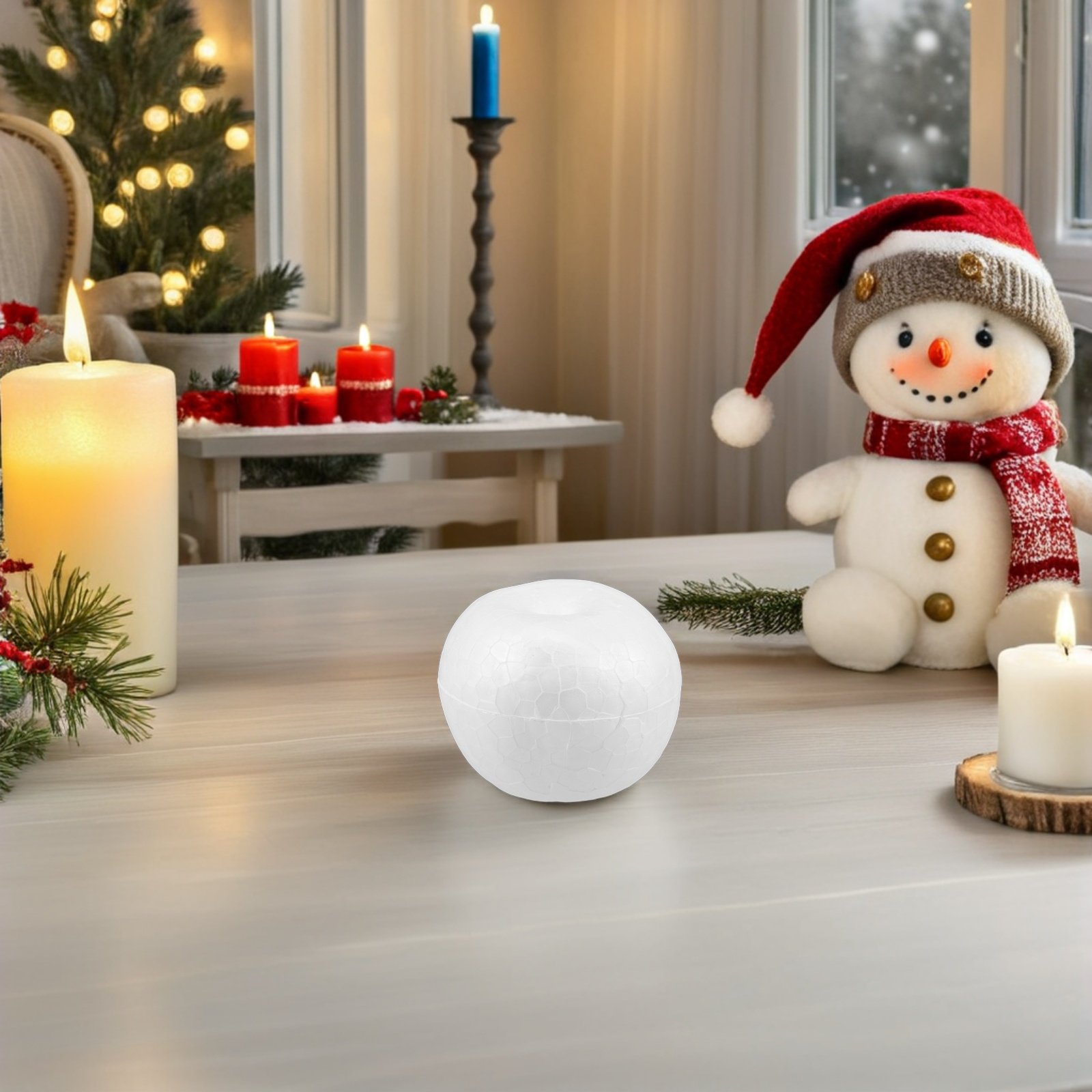 20pcs White .5Cm Diy Christmas - Art Craft Party 评论和价格