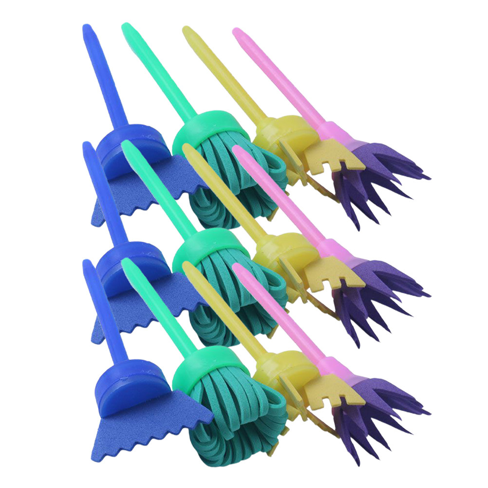 Painting Sponge Brush Set Plas - Art Craft School 评论和价格