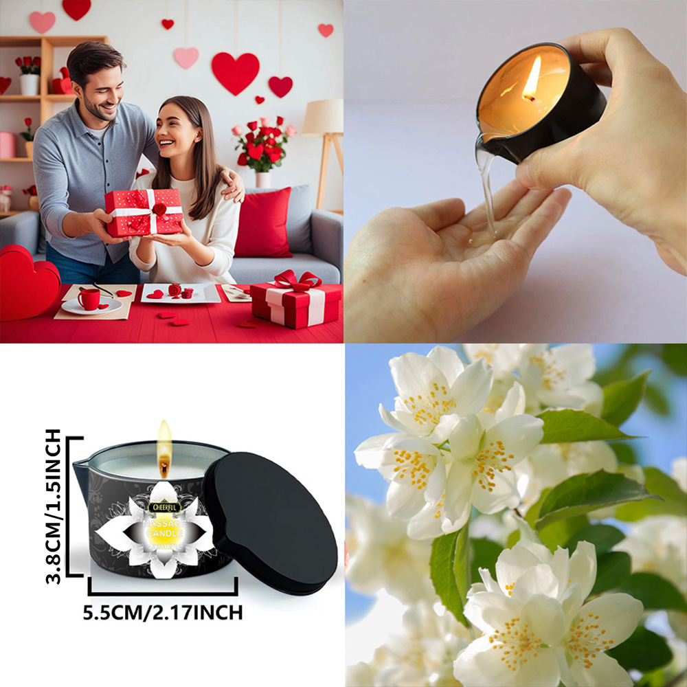 Jasmine Massage Oil Candle, Na - Soy Candle Fragrance Oil 评论和价格
