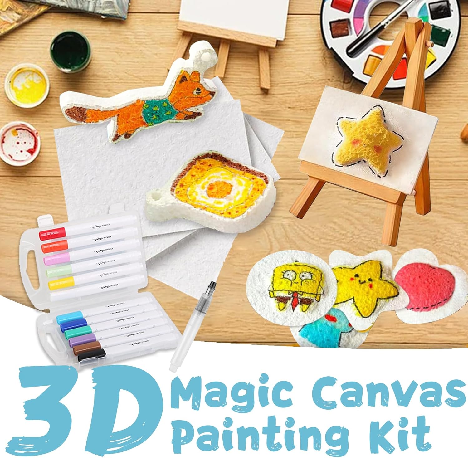 3D Puffy Foam Texture Painting - Art Craft Kids 评论和价格