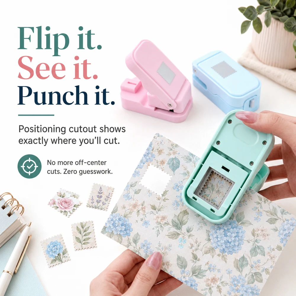 Postage Stamp Edge Paper Punch - Art Craft Materials 评论和价格