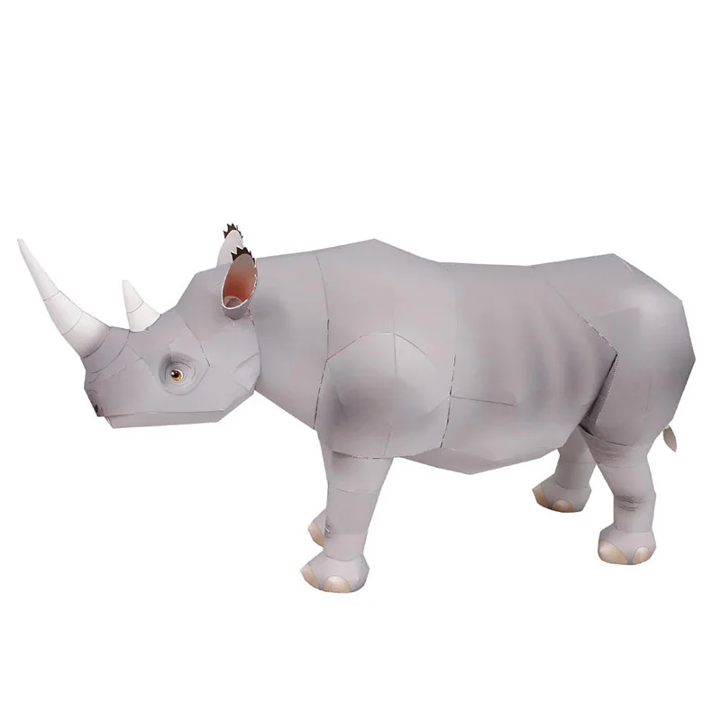 Rhinoceros Hook-lipped Handmad - Art And Craft Nature 评论和价格