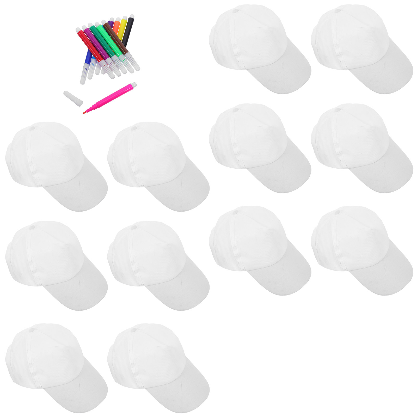 1Set Kids Baseball Cap Plain W - Art Craft Party 评论和价格