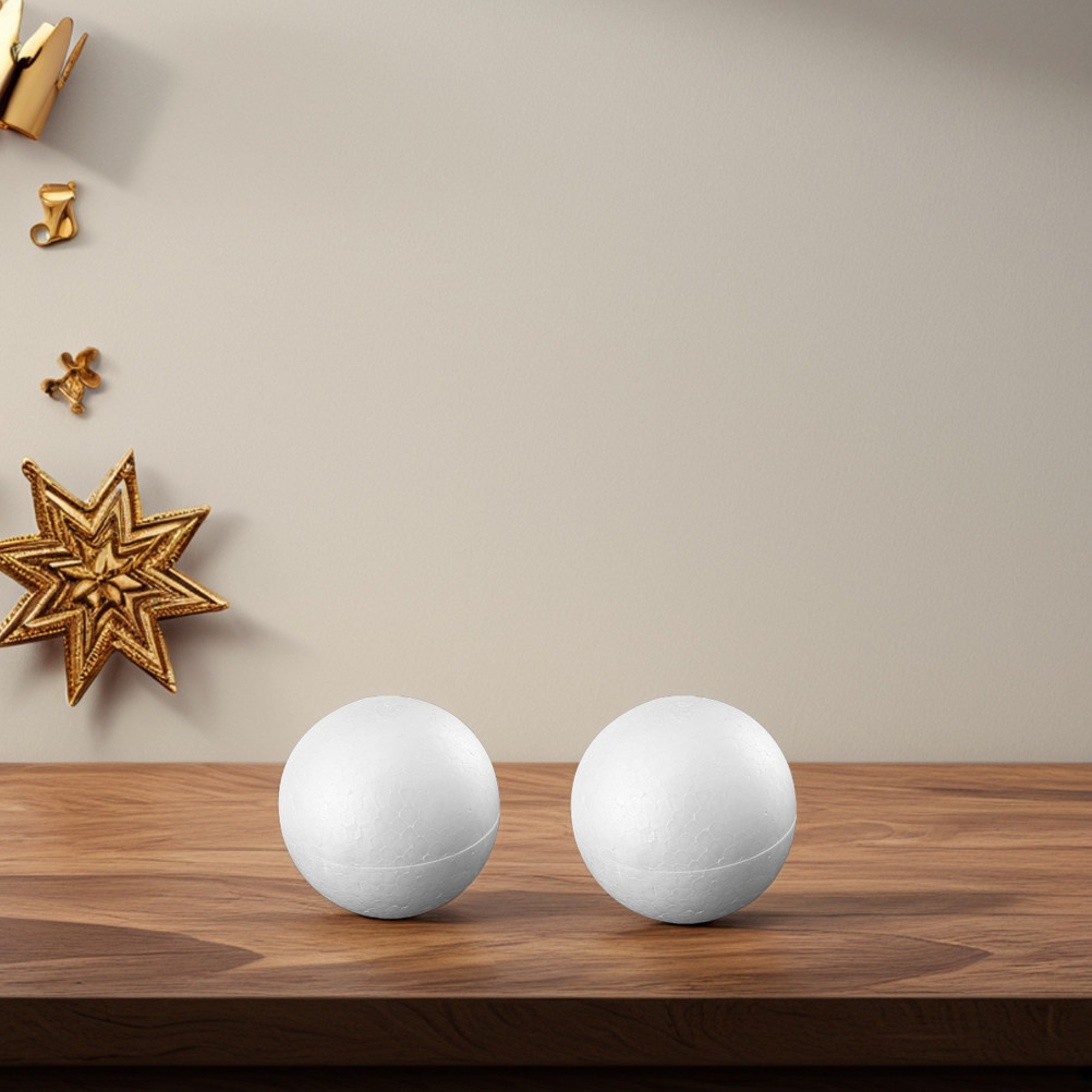 12Pcs Foam Balls White Polysty - Art Craft School 评论和价格