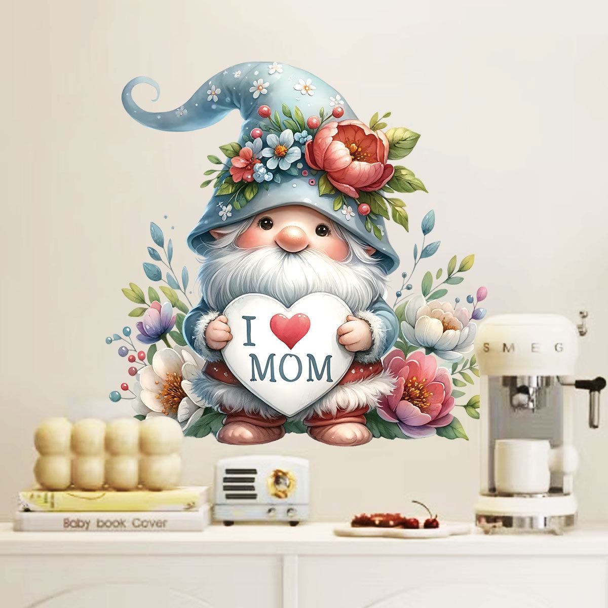 Mother Day Wall Stickers Cute  - Art Craft Mother'S Day 评论和价格