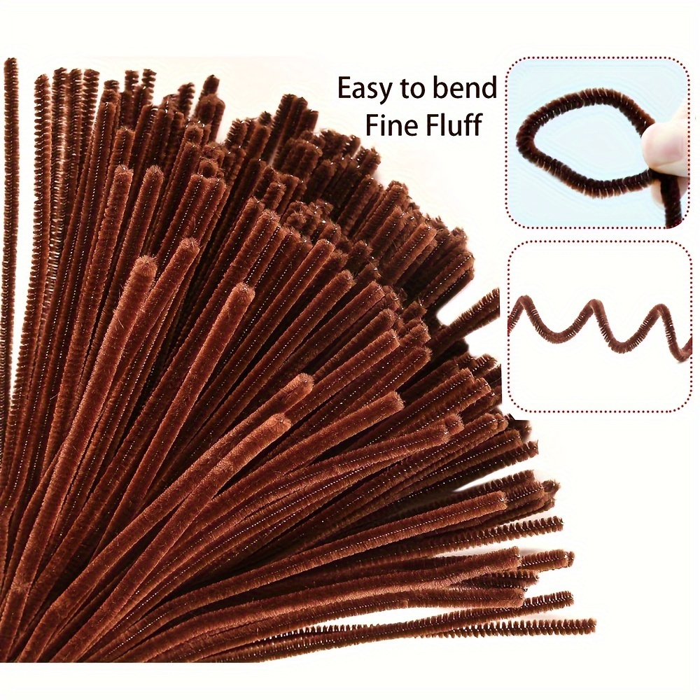 100 Pcs Coffee Pipe Cleaners,P - Art Craft Kids 评论和价格