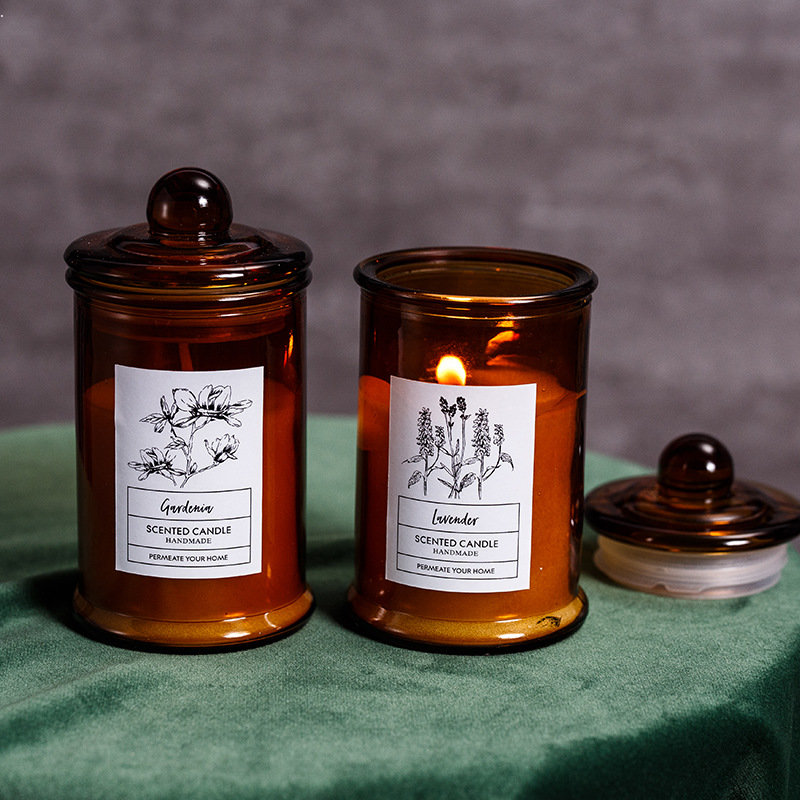 Vintage Glass Jar Scented Cand - Soy Candle Fragrance Oil 评论和价格