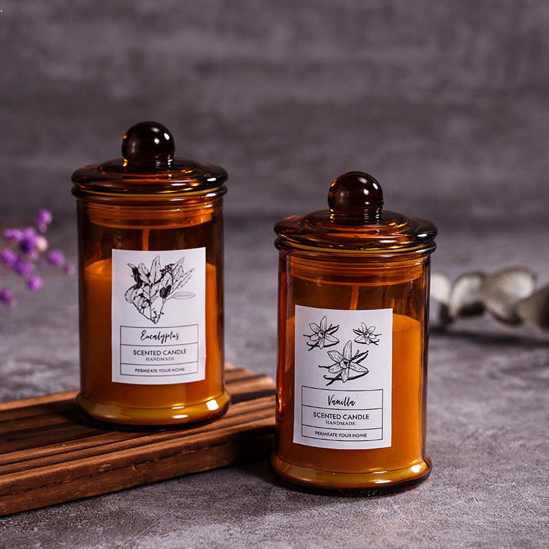 Vintage Glass Jar Scented Cand - Soy Candle Fragrance Oil 评论和价格