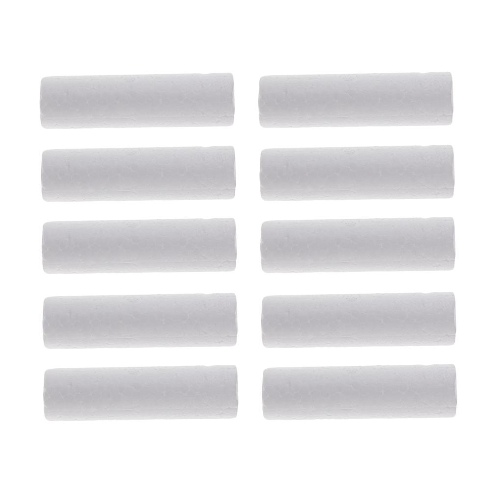 10 Pieces Blank White Cylinder - Art Craft Kids 评论和价格