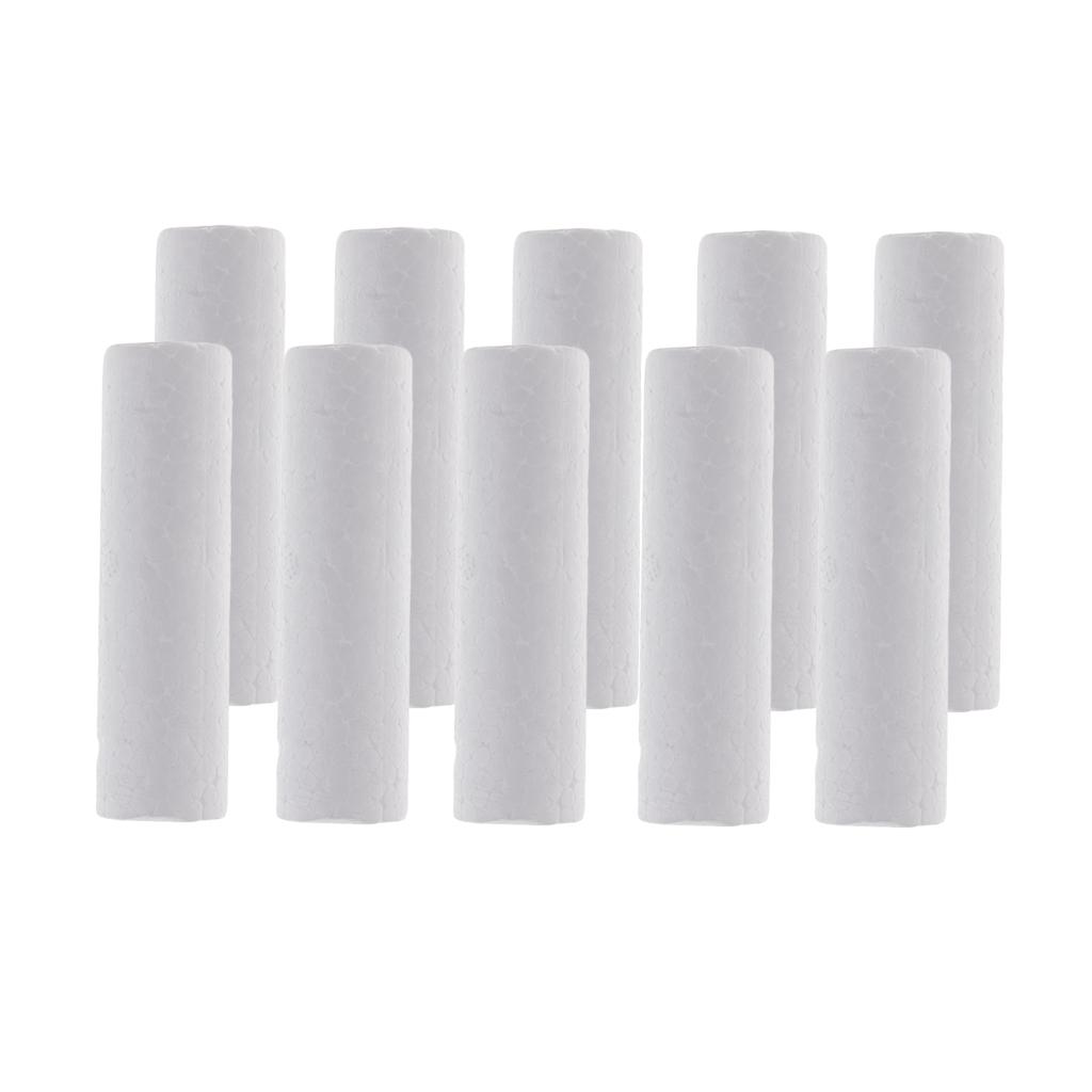 10 Pieces Blank White Cylinder - Art Craft Kids 评论和价格
