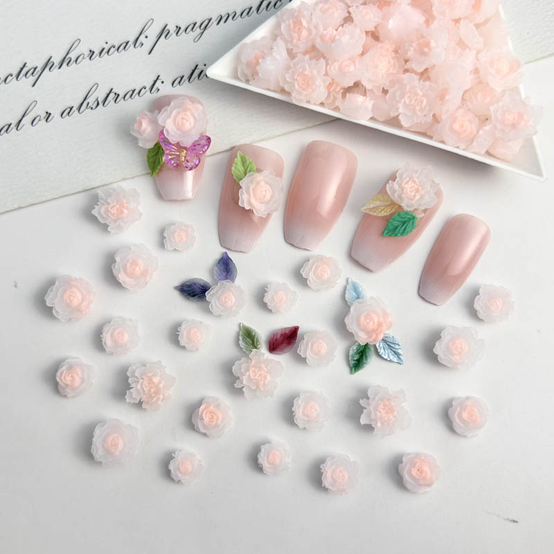 50pcs Random Mixed Resin Rose  - Art Craft Rose 评论和价格
