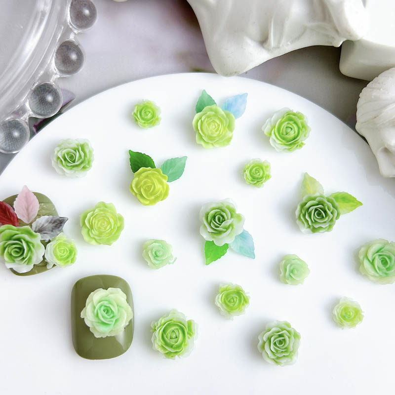 50pcs Random Mixed Resin Rose  - Art Craft Rose 评论和价格