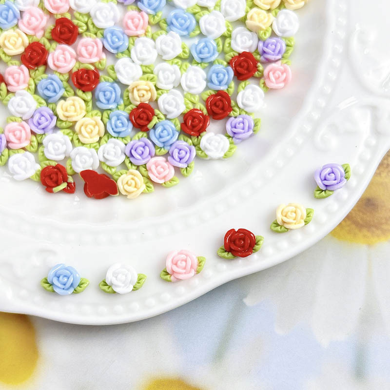 30PCS Resin Rose Nail Art Deco - Art Craft Rose 评论和价格