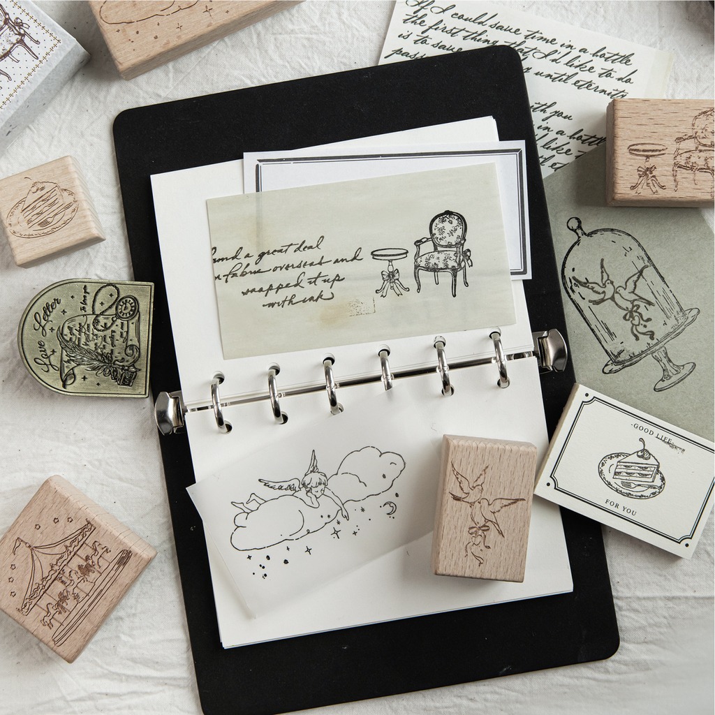 Vintage Wood Cartoon Pattern R - Art Craft Notebook 评论和价格