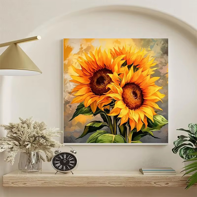 Sunflower Oil Painting Set, Ha - Art Craft Game 评论和价格