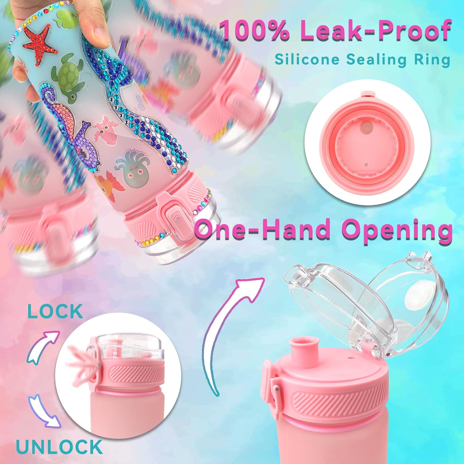 Decorate Your Own Water Bottle - Art And Craft Nature 评论和价格