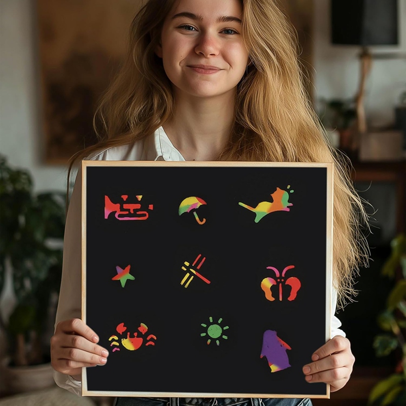 Scratch Paper Art Set, Black C - Art Craft Game 评论和价格