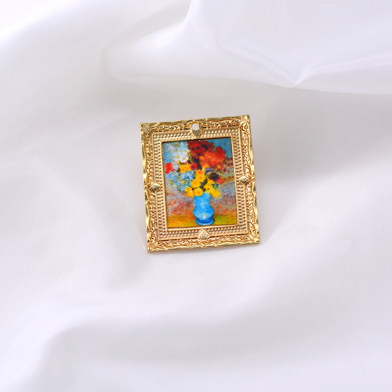 Art Oil Painting Brooches Coll - Art Portfolio Bag 评论和价格
