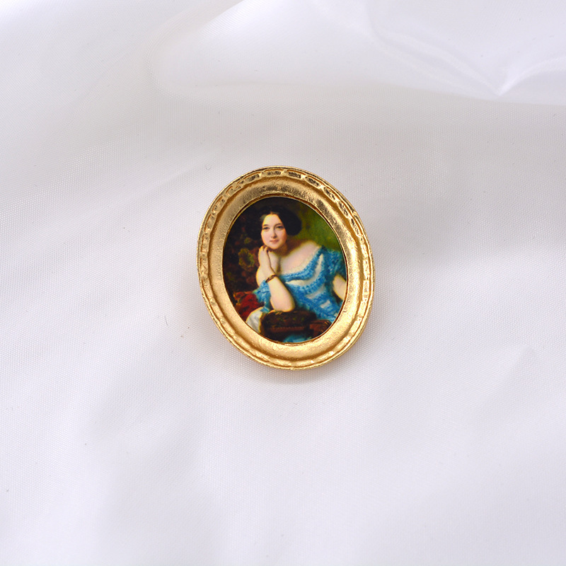 Art Oil Painting Brooches Coll - Art Portfolio Bag 评论和价格