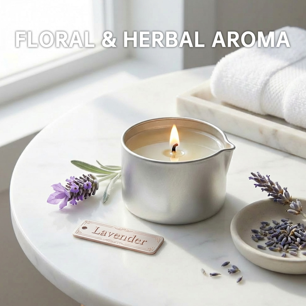 Massage Oil Candle Lavender 2o - Soy Candle Fragrance Oil 评论和价格
