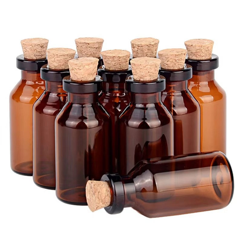 200pcs Small Amber Glass Bottl - Art Craft Zoo 评论和价格