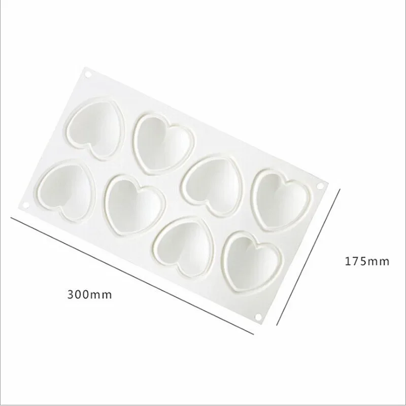 8Grid Cavity Love Heart Shape  - Art Craft Ice Cream 评论和价格
