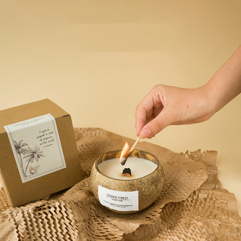 Coconut Shell Aromatherapy Can - Soy Candle Fragrance Oil 评论和价格