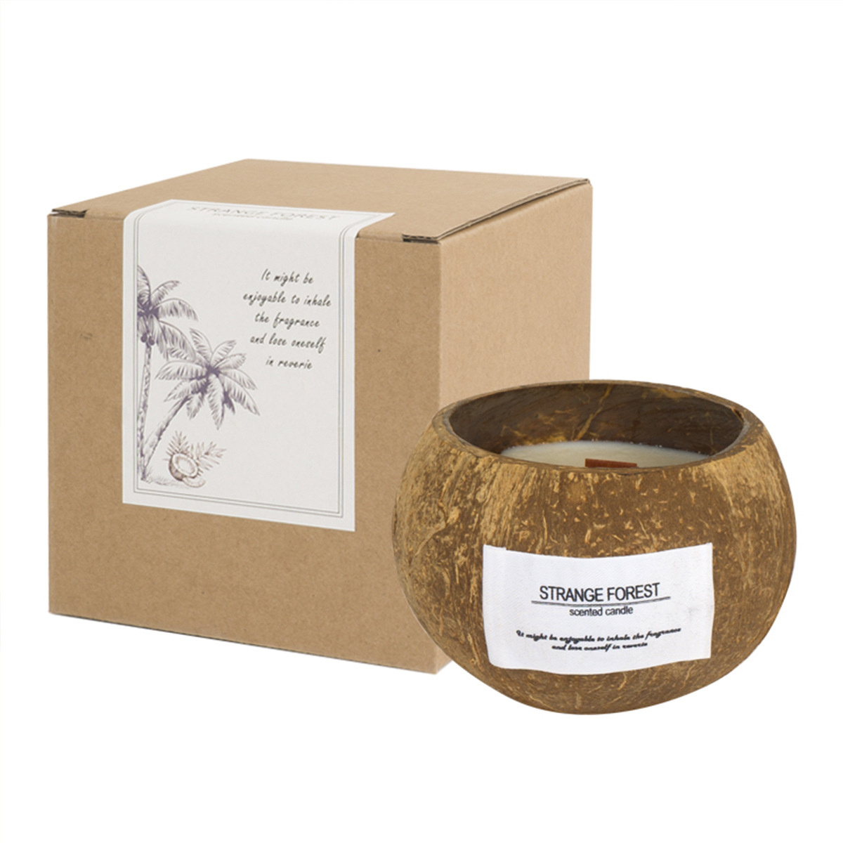 Coconut Shell Aromatherapy Can - Soy Candle Fragrance Oil 评论和价格