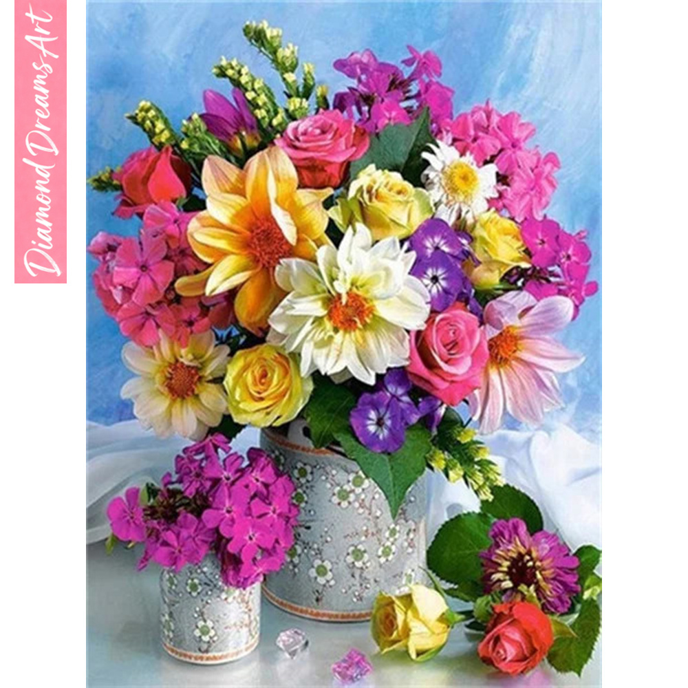 Full Diamond Mosaic Flower 5D  - Art Craft Rose 评论和价格
