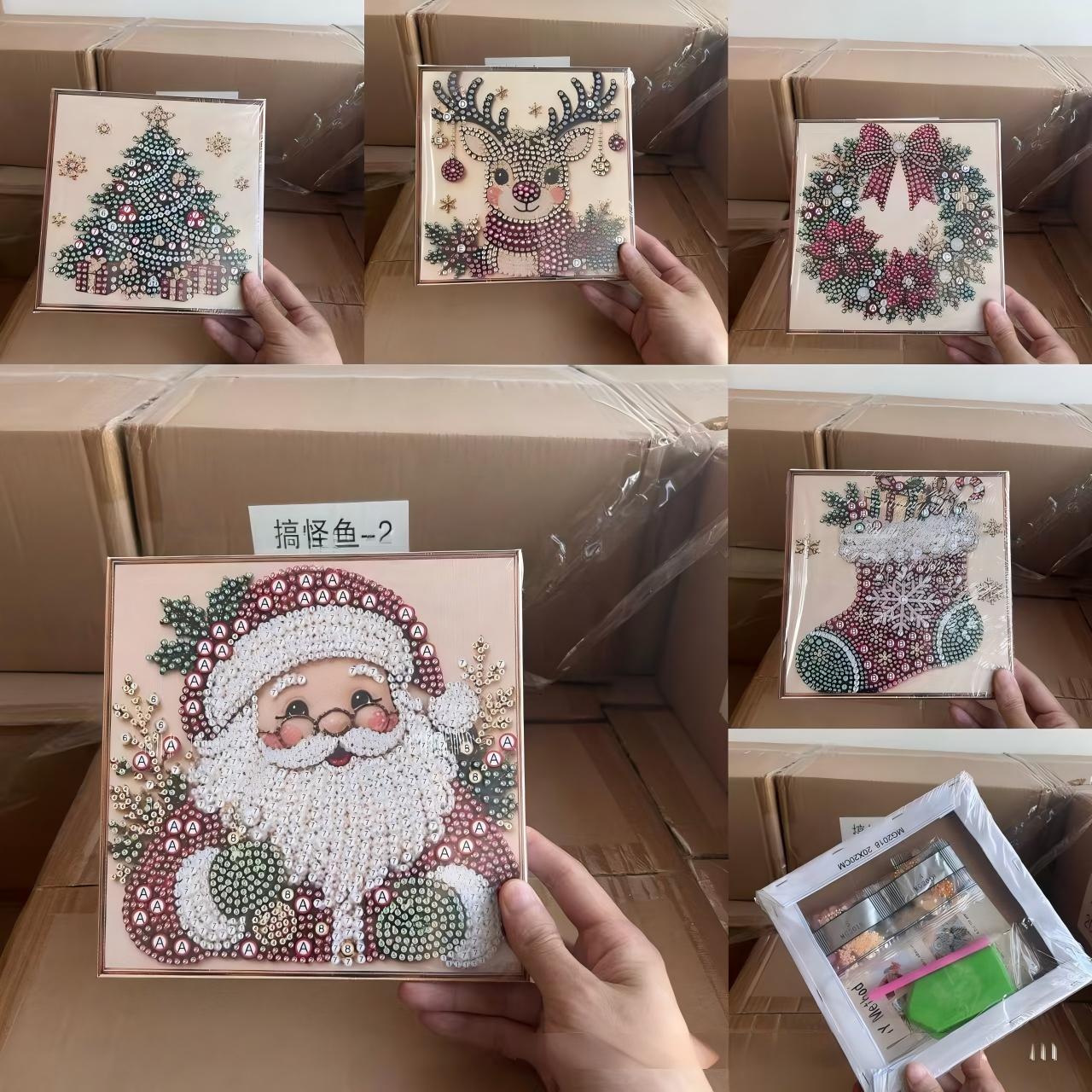 Christmas Pearl Diamond Painti - Art Craft Party 评论和价格