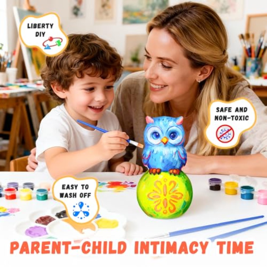Paint Your Own Lamp Kit, Arts  - Light Art And Craft 评论和价格