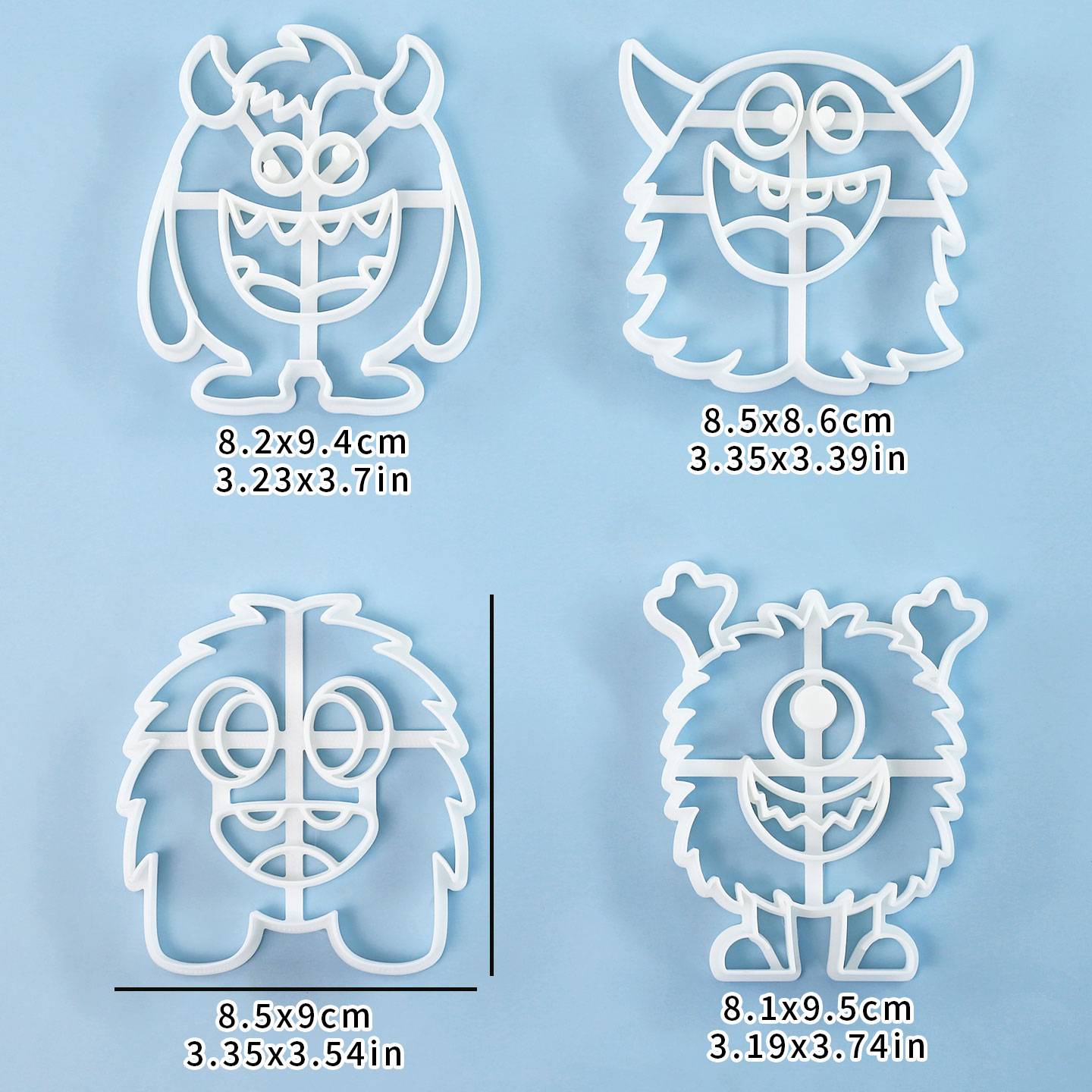 1 Pc/4 Pcs Large Monster Cooki - Art Craft Party 评论和价格