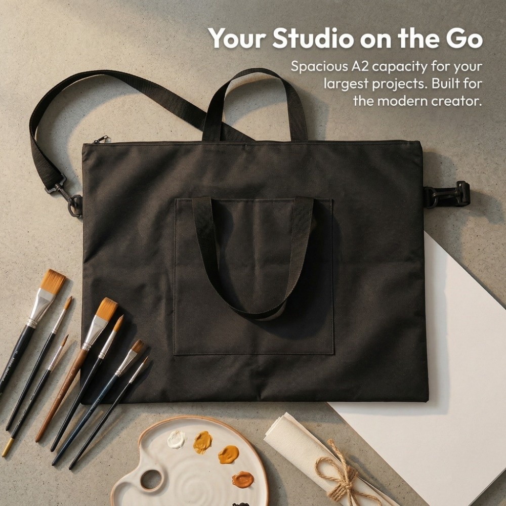 A2 Oxford Canvas Art Portfolio - Art Portfolio Bag 评论和价格