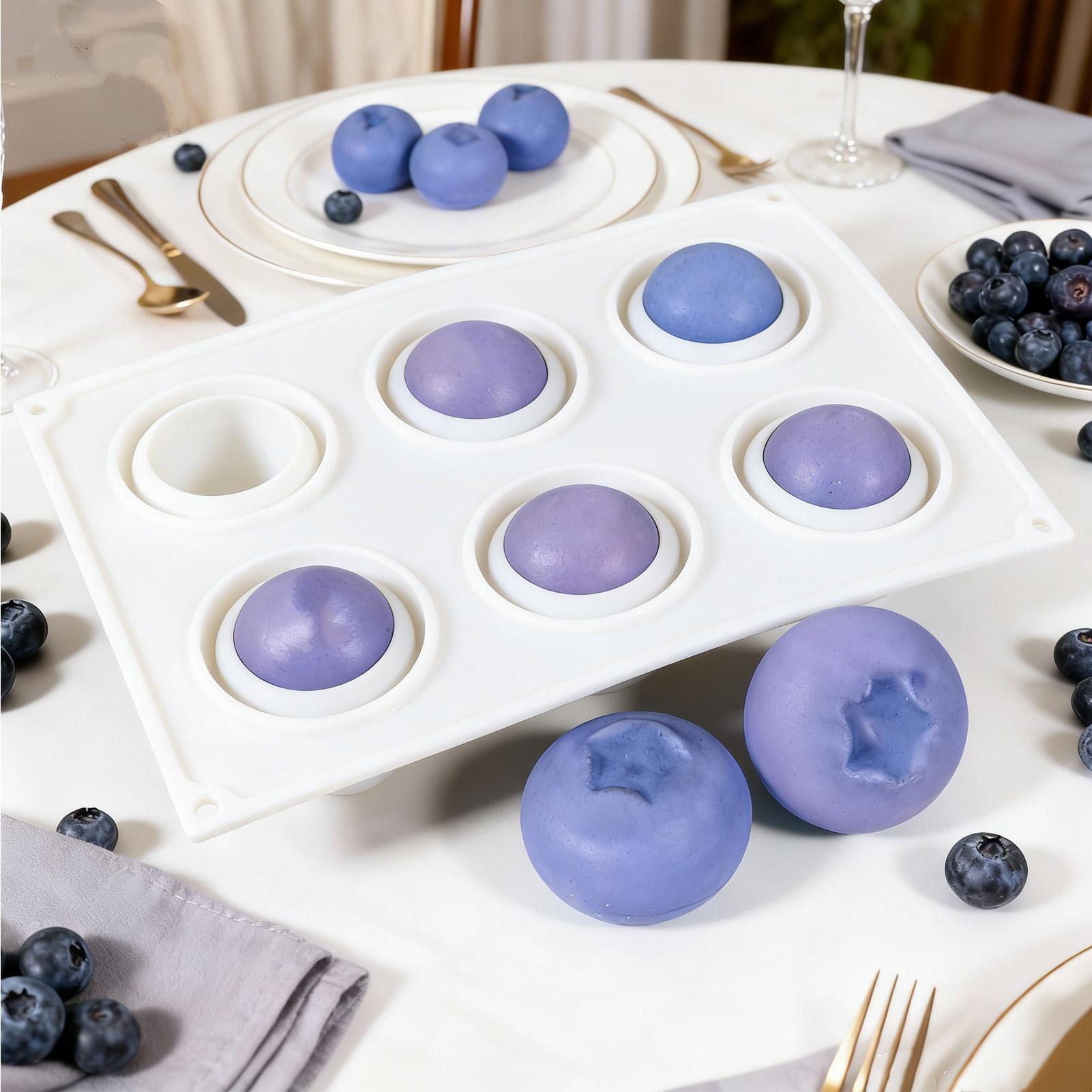 6 Cavity Blueberry Mousse Cake - Art Craft Ice Cream 评论和价格
