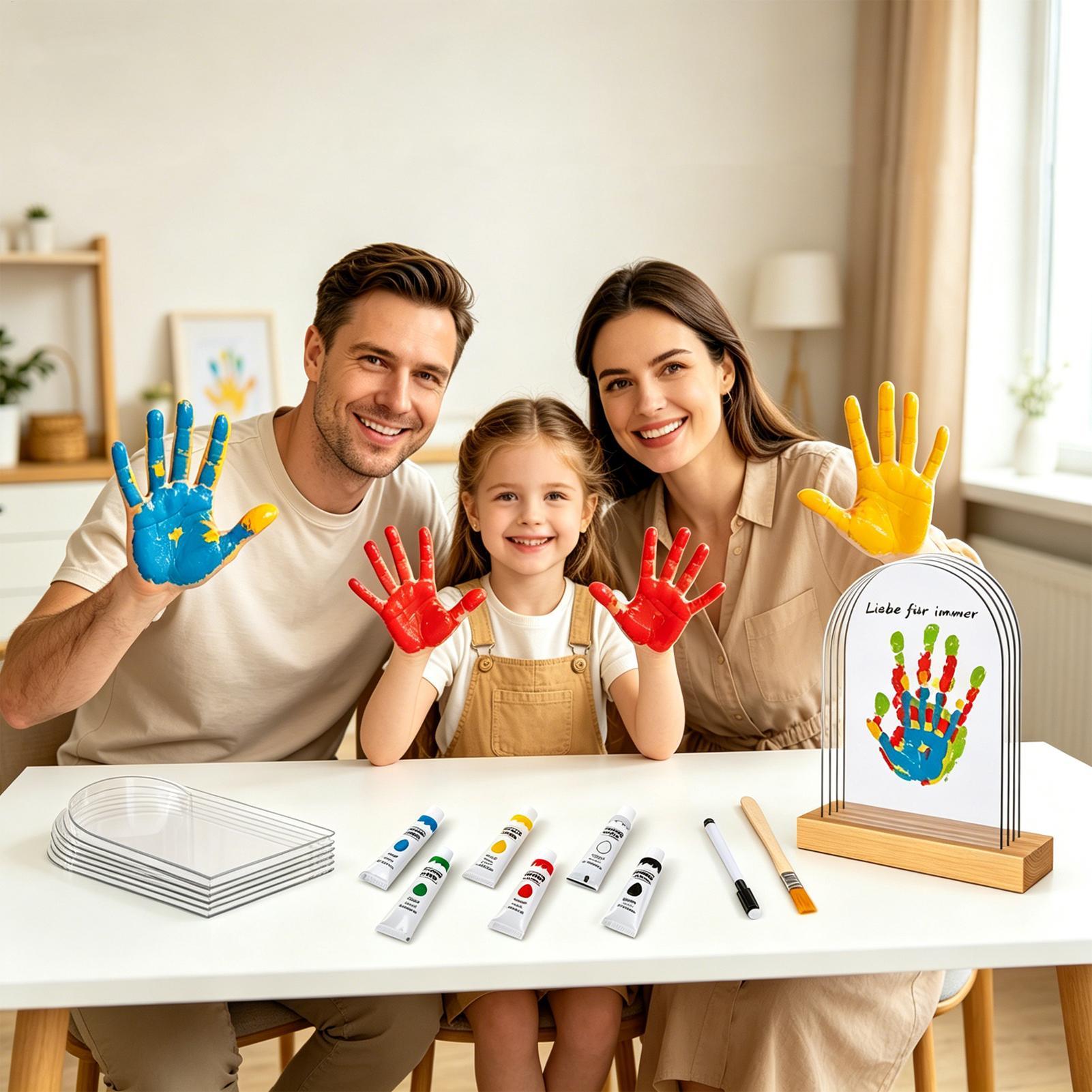 Family Handprint Kit with Ligh - Light Art And Craft 评论和价格