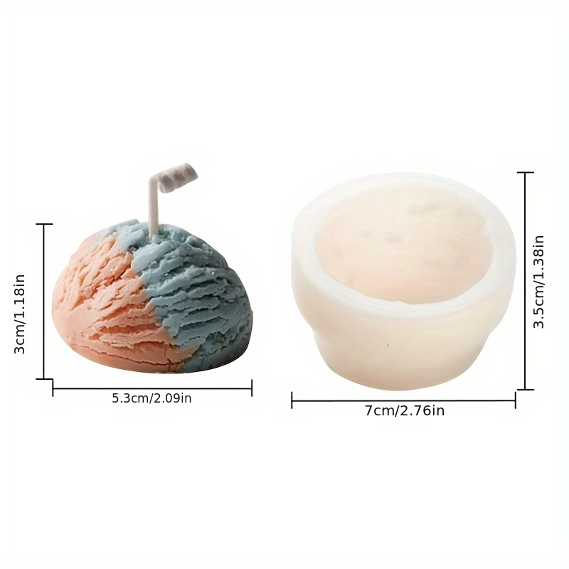 Ice Cream Spherical Candle Mak - Art Craft Ice Cream 评论和价格