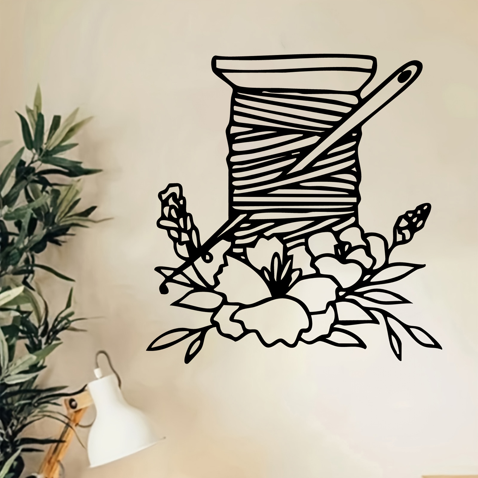Thread Spool Floral Metal Wall - Art Craft Mother'S Day 评论和价格