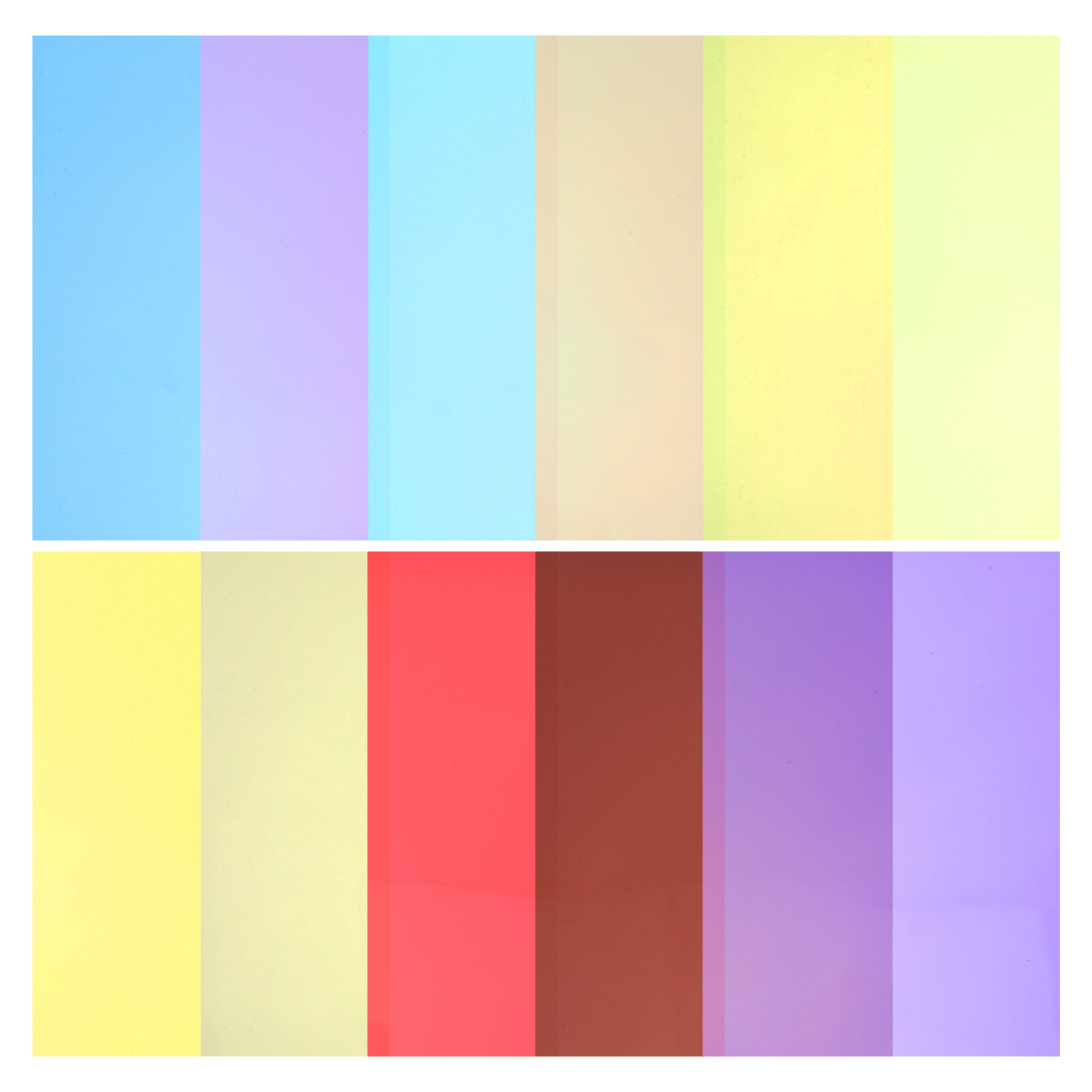 10Pcs PVC Cellophane Colored S - Light Art And Craft 评论和价格