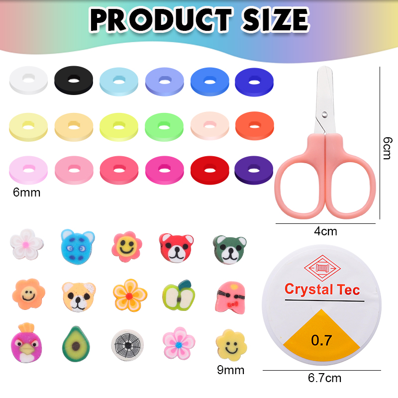 Clay Beads Bracelet Making Kit - Art Craft Clay 评论和价格